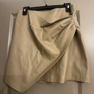 Mango vegan leather Mini Skirt